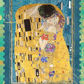 De Kus van Gustav Klimt van Gisela - Art for you
