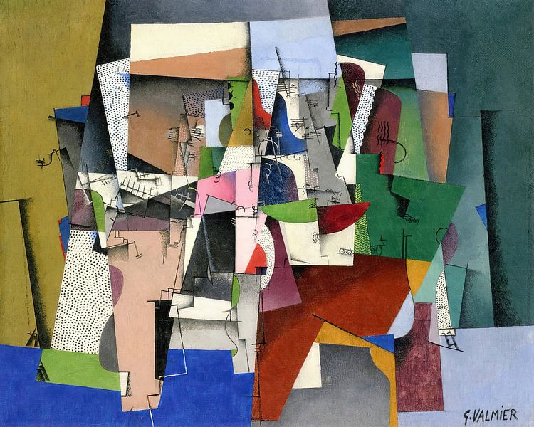 The Piano (1920) by Georges Valmier by Peter Balan