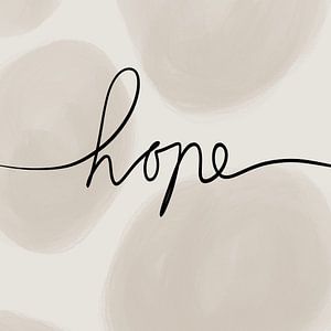 Hope (vierkant) van Studio Malabar