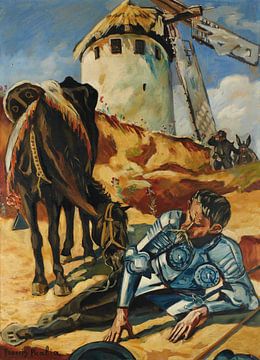 Francis Picabia - Don Quichotte sur Peter Balan