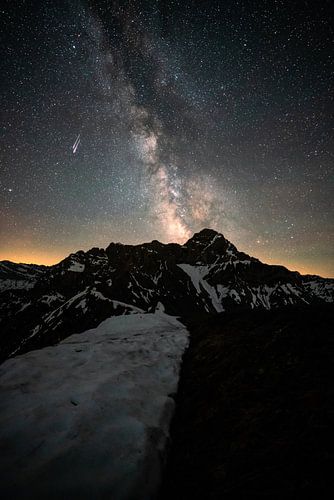 Melkweg boven de Grote Widderstein