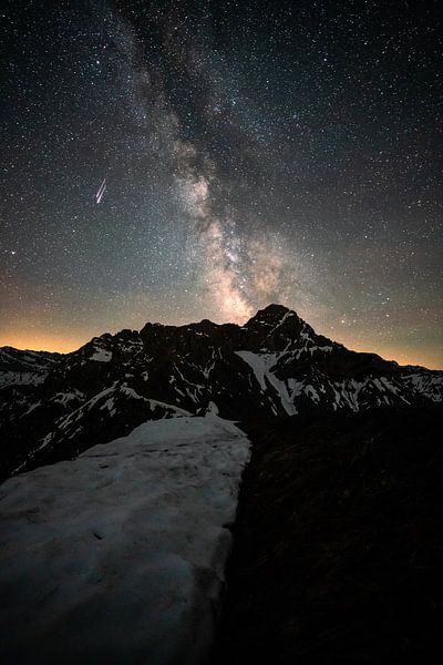 Milky Way over the Great Widderstein by Leo Schindzielorz