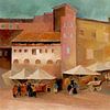 Alice Bailly - Kleiner italienischer Markt (Verona), 1928 sur Peter Balan
