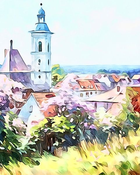 Überlingen on Lake Constance, motif 3 by zam art