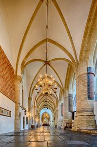 Interior of St Bavo's church in Haarlem