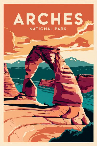 Arches National Park by Poster Art Shop