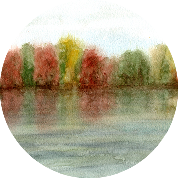 Herfst aan het meer van Sandra Steinke