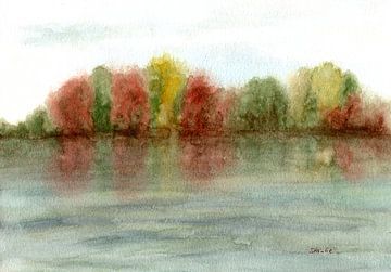 Herfst aan het meer van Sandra Steinke