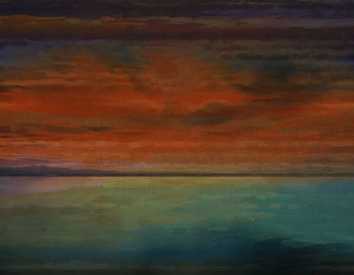 PAYSAGE MARIN DU SOIR