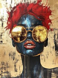 Women's portrait | Glimmer Gaze by Wonderful Art