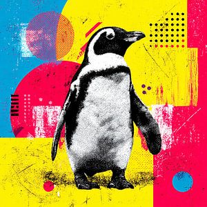 Pingouin Pop Art n° 3