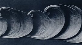 Gewellte Wellen von Franka Poulain