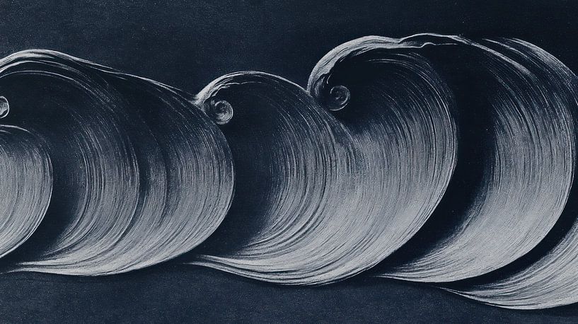 Vagues ondulées par Franka Poulain