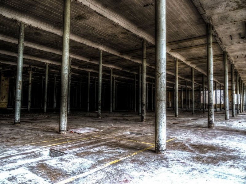 Abandoned Factory Germany HDR Piano by Natasja Martijn