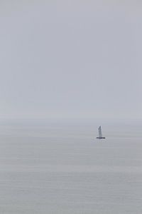 Boot in de Mist, Algarve, Portugal von Paul Teixeira