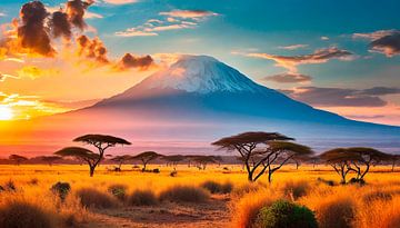 Montagne du Kilimandjaro en Afrique sur Mustafa Kurnaz