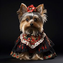 Russian Terrier Warrior by Surreal Media