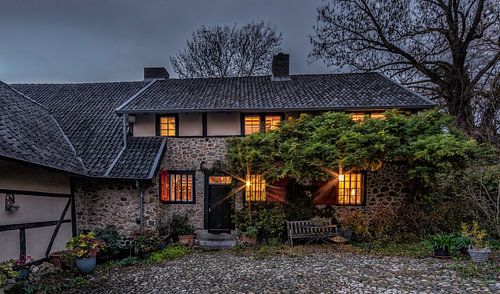 Half-timbered house in southern Limburg by John Kreukniet