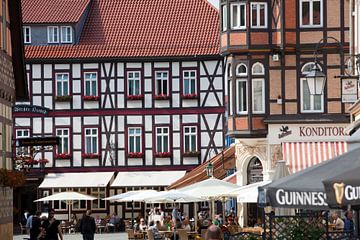 Marktplein van Wernigerode (Saksen-Anhalt)