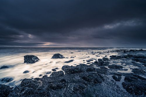 Texel paal 15 zonsondergang slecht weer