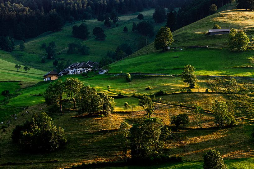 lonely farm by Jürgen Wiesler