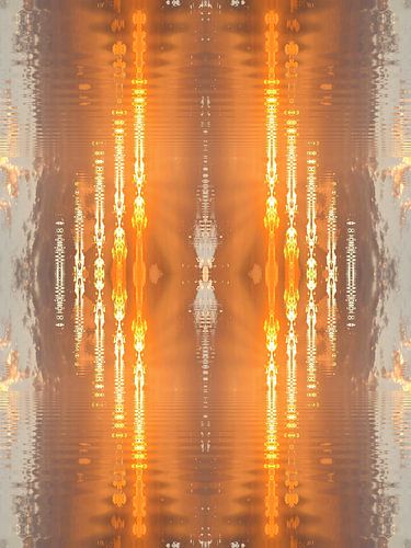 As golden light sounds of a church organ