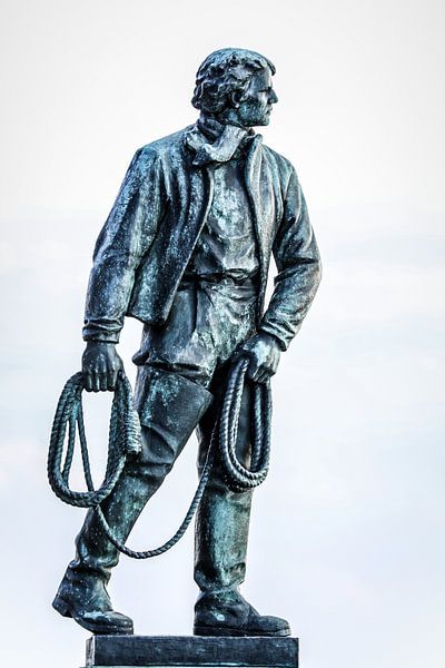 Brave rescuer of shipwrecked sailors (Frans Naerebout) by Fotografie Jeronimo