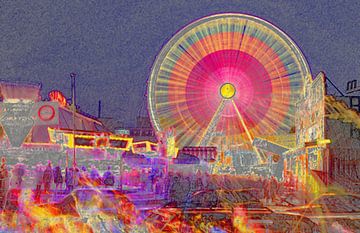 Kermis in Arnhem by Ronald Wilfred Jansen