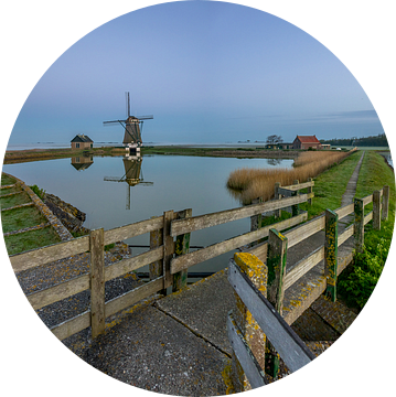 Mirror mirror - Molen het Noorden - Texel van Texel360Fotografie Richard Heerschap