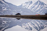 Campingplatz im Spiegelbild