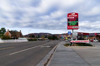 Gas Station in the USA