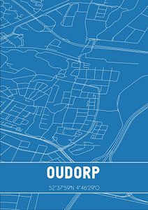 Plan d'ensemble | Carte | Oudorp (Noord-Holland) sur Rezona