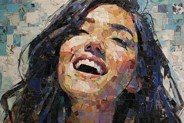 Abstract portrait artwork - Modern wall decoration by SPEQ ART