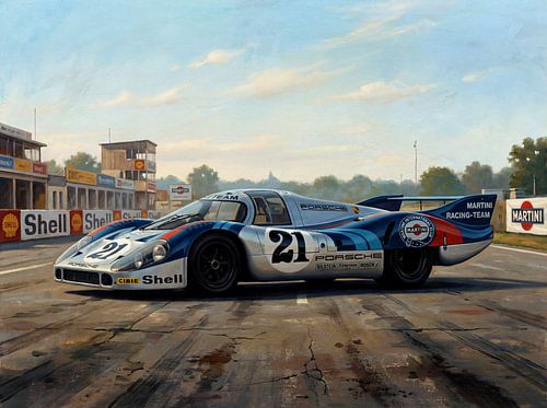 Porsche 917 Racing Car Painting