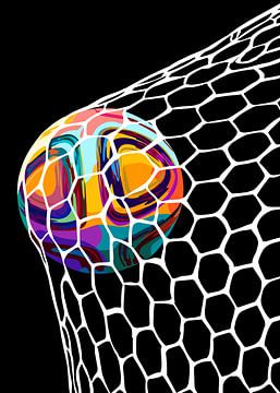 footboall pop art by IHSANUDDIN .