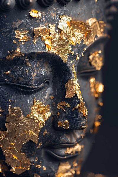L'illumination en or - Bouddha zen par Poster Art Shop