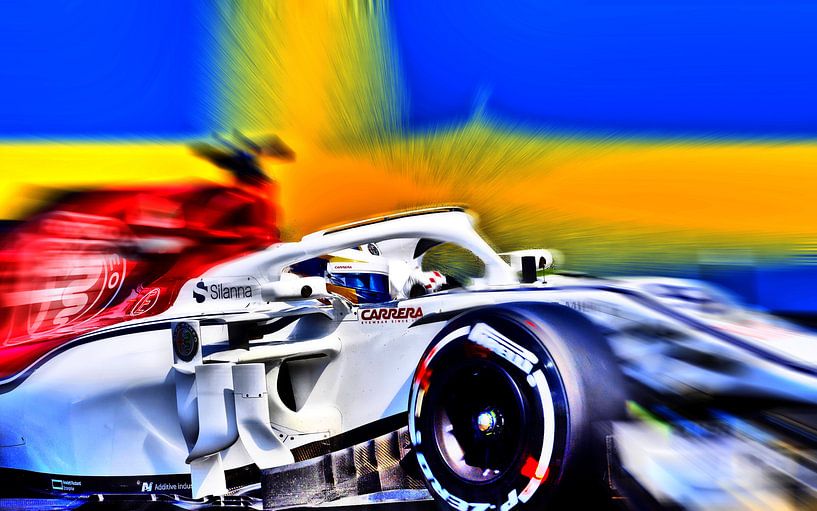 #9 Marcus Ericsson - Sweden von DeVerviersBelgium