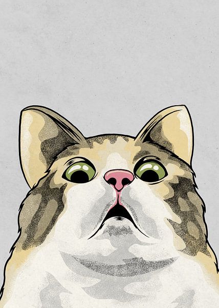 Scared Cat Meme by Adam Khabibi