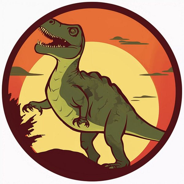 Zonsondergang Dino van Vythryd Arts