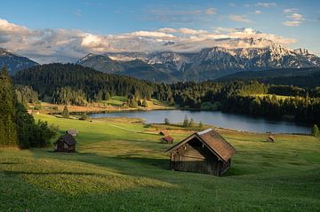 Golden hour at Lake Geroldsee by Oliver Preuss