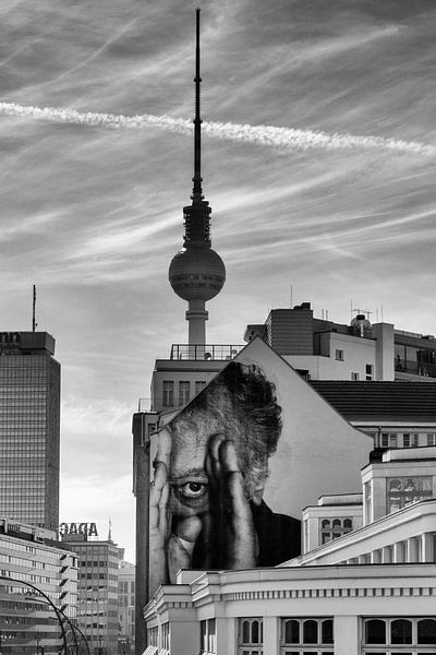 Blick vom Prenzlauer Berg in Berlin von Frank Andree