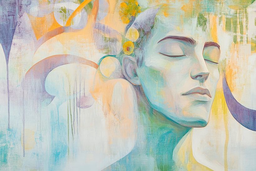 Harmonische Ruhe in sanften Farben von Poster Art Shop