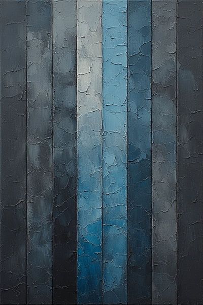 Composition in blue 4 by Günther Heilemann