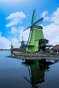 Mühle in "de Zaanse Schans", Niederlanden