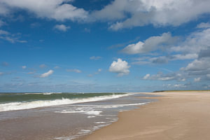 Branding op Texel