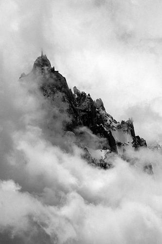 The Aiguille du Midi as an island