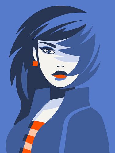 Miss Blue von Tim de Leeuw