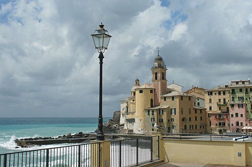 Camogli, a sleepy fishing town on the Riviera di Levante in Italy
