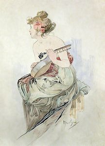 From The Frontispice Of Le Pater d'Alphonse Mucha