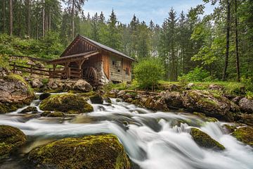 Mühle am Gollinger Wasserfall von Michael Valjak